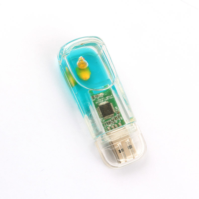 Plastik-USB-Stick drinnen setzen Flüssigkeit-USB-Flash-Laufwerk angepasst Boot drinnen