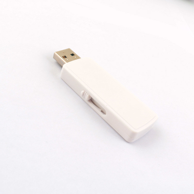 Recycling-Schwarz/Weiß-Plastik-USB-Speicher