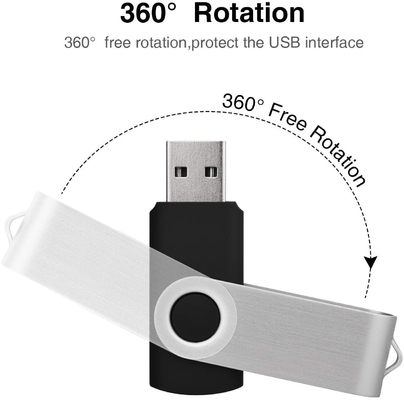 Weißes Kunststoff-USB-Stick Eigenschaften Recyclingmaterial Vollspeicher-Klasse A