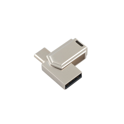 13g Zinklegierung USB 3.0 und Typ C Speichersticks mit Daten Passwort und Laser USB Logo