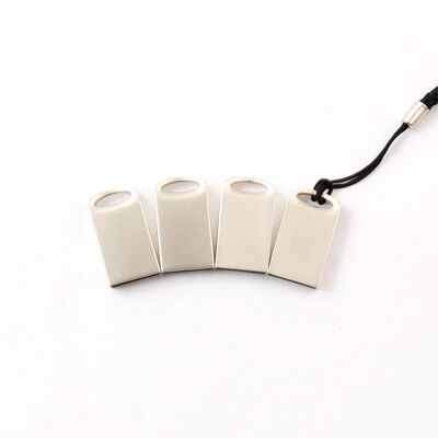 Metall-USB mit Schlüsselanhänger, Metall-USB-Flash-Laufwerk, Laser-Logo, folgen Sie dem individuellen Design