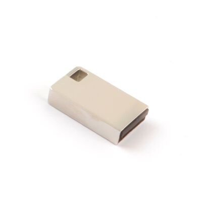 Hochwertiger MINI-USB-Stick aus Metall mit mattierter Oberfläche und 120-Grad-Weitwinkelobjektiv für Datenschutz