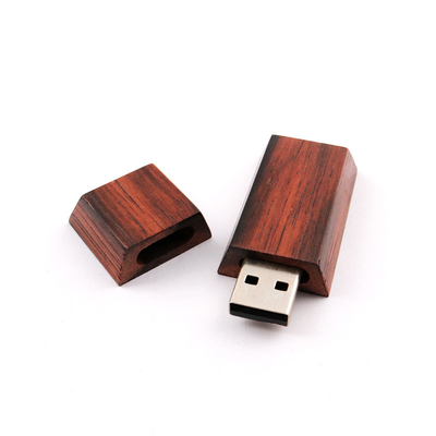 Kundenspezifischer Schnittform-hölzerner USB-Stick mit schneller Geschwindigkeit 64 GB 128 GB 256 GB