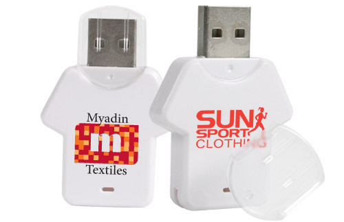 T-Shirt formt Plastik-USB-Stock 16GB 32GB weißen grellen Antrieb 2,0 usb 3,0 ROHS