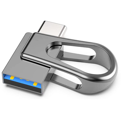 Metallart Blitz C OTG USB fährt 2,0 128GB 256GB ROHS genehmigt