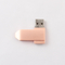 Rose Gold Metal Color eine 360 Grad-Torsion USB fahren die ladenden freien Daten