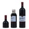 Wein-Flasche formte 3,0 USB den grellen Antrieb mit Metall-Ring And Soem-Logo