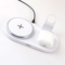 Kunststoff weiß 4 in 1 Wireless-Ladegerät für Telefon-Kopfhörer-Uhr-Schnellladung