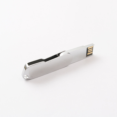 Twist Metal USB 2.0 Flash-Laufwerk mit Schlüsselhocker, 32 GB 64 GB 128 GB schneller UDP-Chip