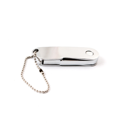 Twist Metal USB 2.0 Flash-Laufwerk mit Schlüsselhocker, 32 GB 64 GB 128 GB schneller UDP-Chip