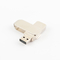 Metall Matt Silver Color eine 360 Grad-Torsion USB fahren die ladenden freien Daten