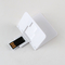ABS Plastikkreditkarte USB haftet 2,0 Druck 128GB 64GB Seiten-CMYK