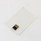 Mini-Gedächtnis-transparenter Körper UDP Chips Card USB mit Druck auf Papieraufkleber