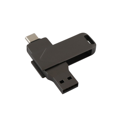 Art beider C und Usb schnelle Memorystick-Metallkörper-Gewehr-Schwarz-Portfarbe