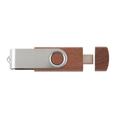 Natürliche Holz-USB-Flash-Laufwerk 2.0 3.0 mit Typ C + USB A neue Formen schnelle Geschwindigkeit