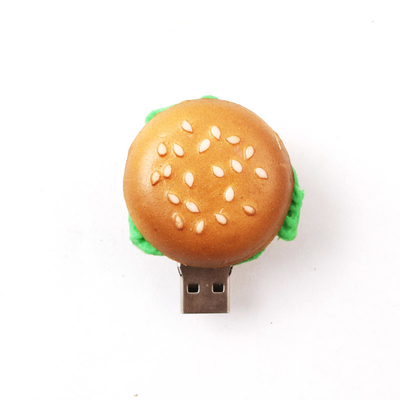 KFC McDonalds Hamburger-Form benutzerdefinierte USB-Flash-Laufwerke für künstliche Lebensmittel Firmengeschenke