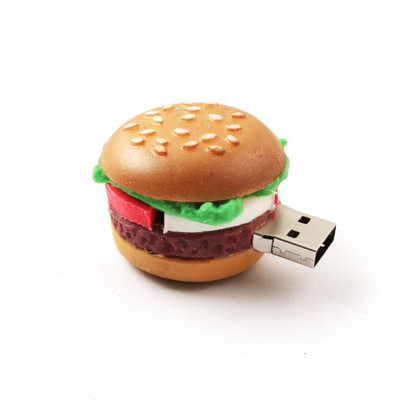 KFC McDonalds Hamburger-Form benutzerdefinierte USB-Flash-Laufwerke für künstliche Lebensmittel Firmengeschenke