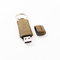 Ein vollständiges Speicher-Leder-USB-Flash-Laufwerk mit individuellem Logo-Druck