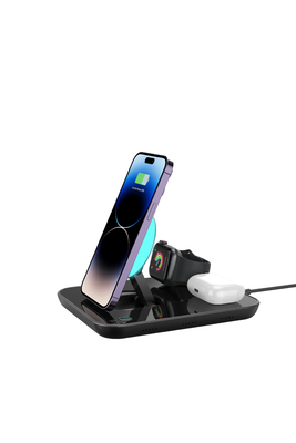 Grüne schnelle Ladung drahtlose Ladestelle aus ABS PC 162*132*27MM