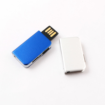 Customized Silver Metal USB-Flash-Laufwerk Toshiba-Flash-Chips im Inneren