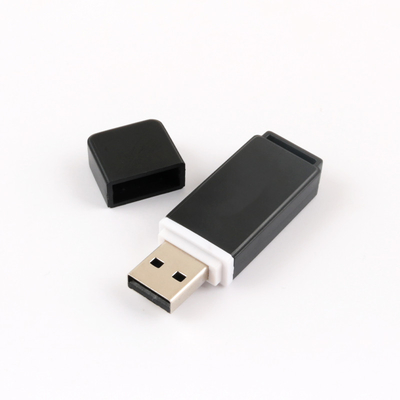 Anpassbarer Schwarz-Weiß-Gummi-Öl-USB-Stick für Geschenk und Einzelhandel