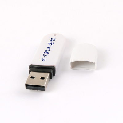 Umweltfreundlich Schwarz/Weiß Kunststoff-USB-Stick Vollspeichergrad A Qualität Hochgeschwindigkeitsdatenübertragung