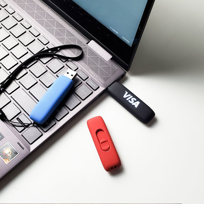 Metall-Plastik-USB-Flash-Laufwerk mit erweiterter Geschwindigkeit 50 MB/s Schreiben 100 MB/s Lesen