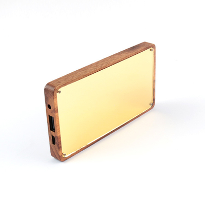 Portable Power Bank Li Polymer 18650 Batterie in Schwarz für Smartphone und USB-Geräte