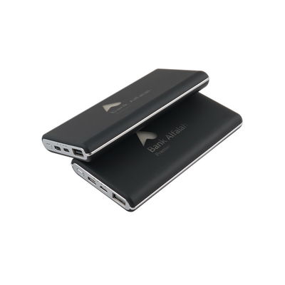 Li-Polymer-Portable Power Bank für Smartphone-USB-Geräte - Weiß/Schwarz/Blau/Grün