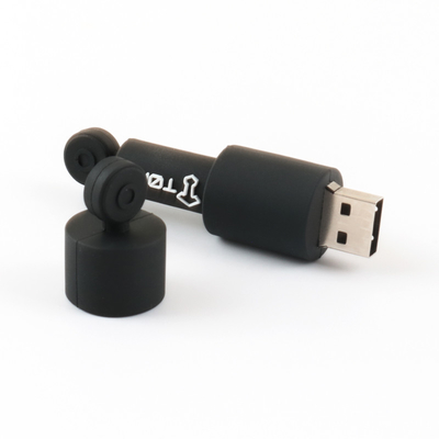 Datenverschlüsselung Rund Custom USB-Flash-Laufwerke PVC/Silicon Material