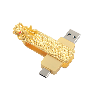 Drachenförmiger C-Typ und USB-Flashlaufwerk mit schnellem Lesen und Schreiben 3.0 usb