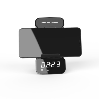 Mit Bluetooth-Lautsprecher drahtloser Ladegerät mit Uhr und schneller Ladegerät