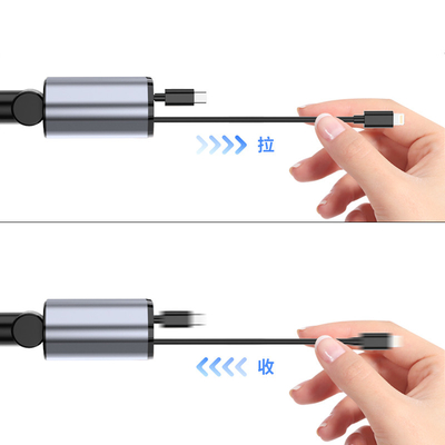 ABS PC Aluminium-Legierung-Auto-Ladegerät für iPhone Ausgang 5V/2.4A Kompakt und leicht