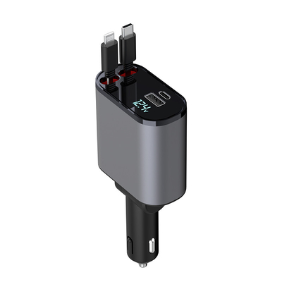Bequeme USB-C-Ausgabe 5V/3A Autolader mit MAX 120W Nennleistung