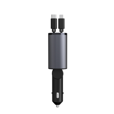 Bequeme USB-C-Ausgabe 5V/3A Autolader mit MAX 120W Nennleistung