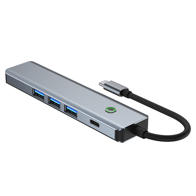 Multifunktionale Datenstation USB C Hub Smart Adapter mit 5 Gbps Übertragungsgeschwindigkeit