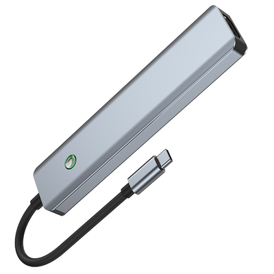 Multifunktionale Datenstation USB C Hub Smart Adapter mit 5 Gbps Übertragungsgeschwindigkeit