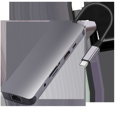 USB 3.0 Station USB C Hub Smart Adapter / Speicherkarten-Hub mit Datenübertragungsgeschwindigkeit von 5 Gbps