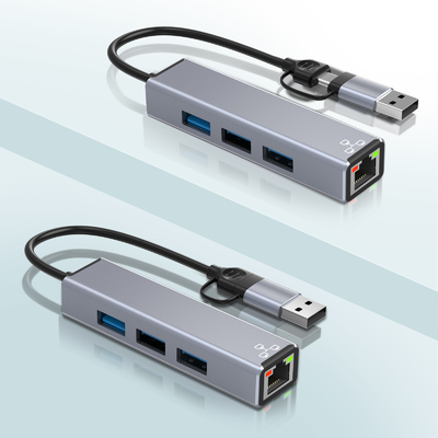 Kompakter USB-C-Hub-Adapter Laptop-USB-Port-Erweiterung