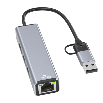 Kompakter USB-C-Hub-Adapter Laptop-USB-Port-Erweiterung