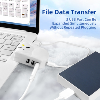 USB-PVC-Schnellenlesestation Tf-Kartenlesestation mit schneller Datenübertragung und Speicherkartenleser