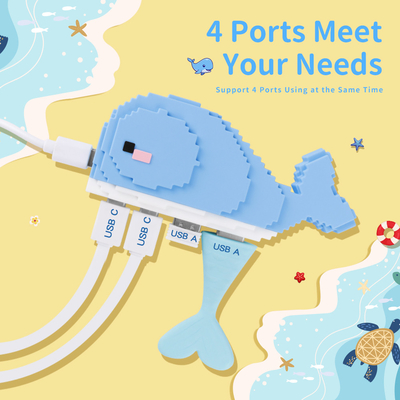 Multi-Port-Datenübertragungs-Speicherkarten-Hub mit Speicherkartenleser für Laptop