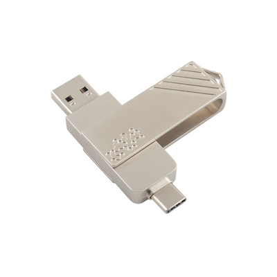 Metall-Typ C-Twist-Form-Fast Speed USB-Flash-Laufwerk 3.0 und USB 2.0 und Typ C