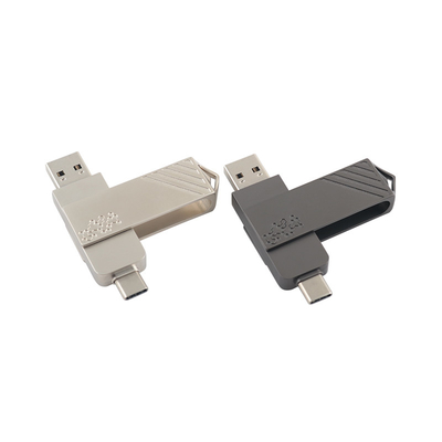 Metall Typ C USB-Flash-Laufwerke Twist-Form Schnelle Geschwindigkeit kann direkt per Telefon verwendet werden