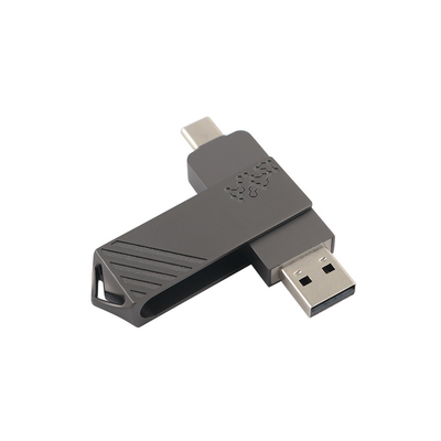 Metall Typ C USB-Flash-Laufwerke Twist-Form Schnelle Geschwindigkeit kann direkt per Telefon verwendet werden