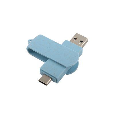 Wiederverwertbare Materialien USB-Flash-Laufwerk mit C-U-Festplatte zur Datenspeicherung