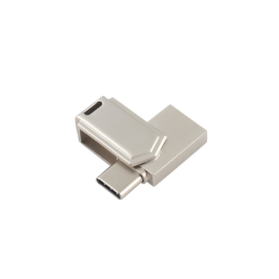13g Zinklegierung USB 3.0 und Typ C Speichersticks mit Daten Passwort und Laser USB Logo