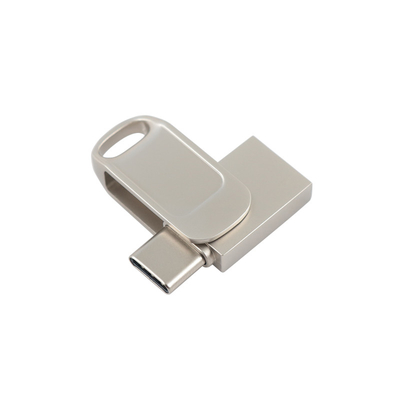Metall-Dual-USB-Flash-Laufwerk mit Passwortschutz und Geschwindigkeitskompatibilität Typ C