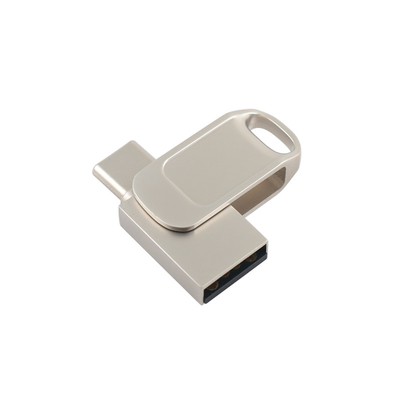 Metall-Dual-USB-Flash-Laufwerk mit Passwortschutz und Geschwindigkeitskompatibilität Typ C