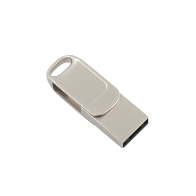 Metall-Dual-USB-Flash-Laufwerk mit Passwortschutz und Geschwindigkeitskompatibilität Typ C